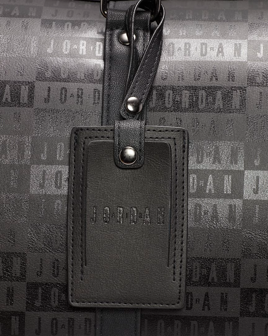 Jordan jumpman top duffel bag leather